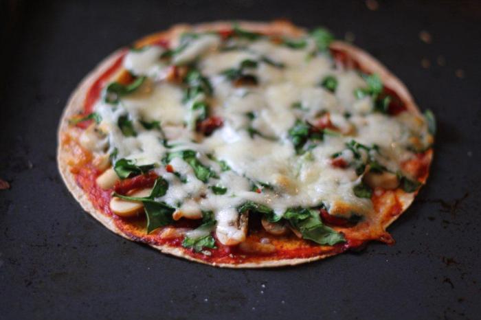 Vegetarian Pizza - Cooked